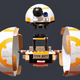 Illustration for article titled A Clever Star Wars fan Figured Out How to Build a Tiny Rolling BB-8 Using Only Lego